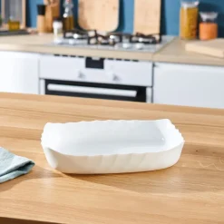 Luminarc Plat de cuisson blanc 32 x 26 cm Smart Cuisine Trianon><noscript><img width=