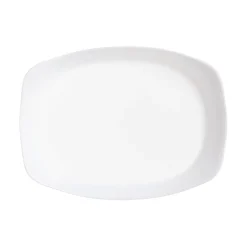 Luminarc Plat de cuisson blanc 34 x 25 cm Smart Cuisine Wavy> Plats À Four