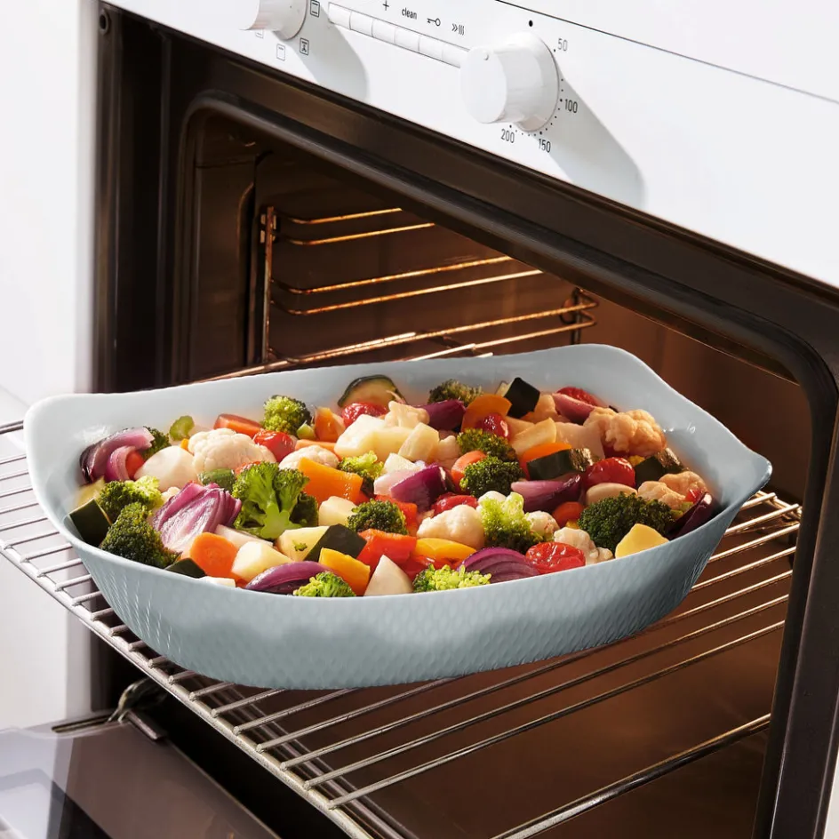 Luminarc Plat rectangulaire 34x25 Smart Cuisine Wavy Granit> Plats À Four