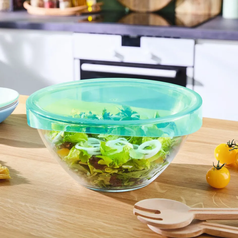 Luminarc Saladier avec couvercle 28 cm Keep'n Box> Saladiers
