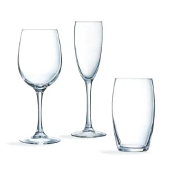 Luminarc Service de verres 18 pièces La Cave> Verres À Vin Rosé|Verres À Vin Blanc
