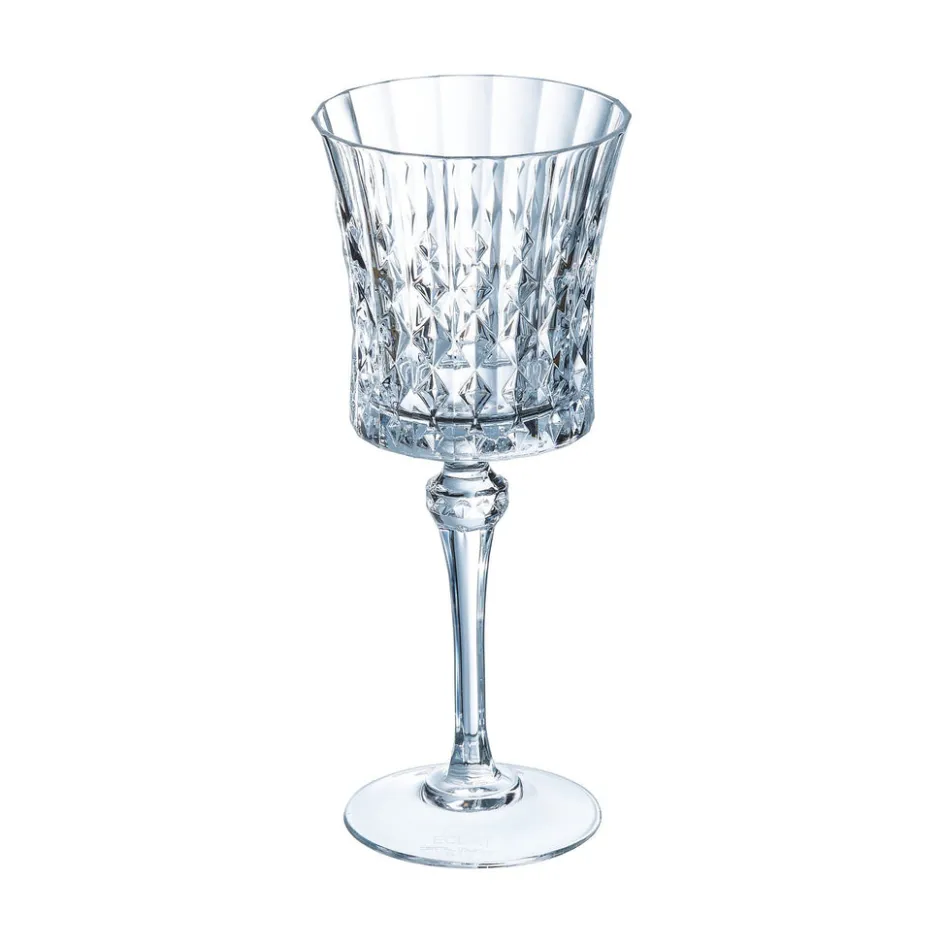 Cristal d'Arques Verre à pied 27 cl Lady Diamond> Verres À Vin Rosé|Verres À Vin Blanc
