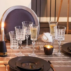 Cristal d'Arques Verre à pied 19 cl Lady Diamond> Verres À Vin Rosé|Verres À Vin Blanc