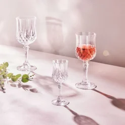 Cristal d'Arques Verre à pied 17 cl Longchamp> Verres À Vin Rosé|Verres À Vin Blanc